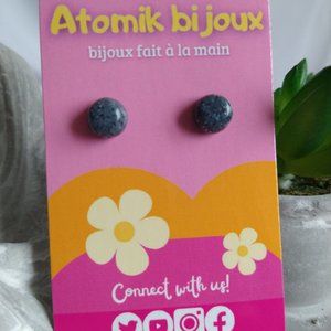 Boucles d’oreilles en argile polymère faites à la main. Handmade polymer clay#11